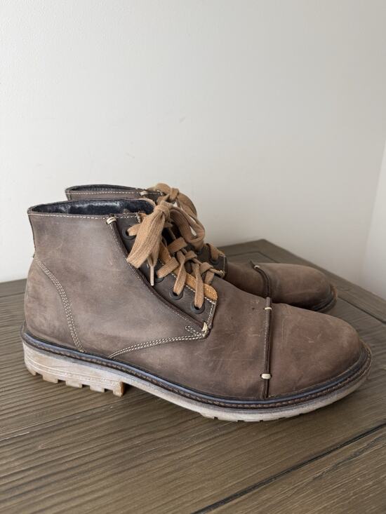 Naot Mikumi Lace Up Brown Crazy Horse Leather Boots Men’s Size 9.5 main image 4
